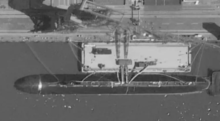 New Chinese Submarine at Jiangnan Shipyard