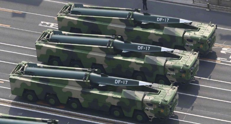 Chinese DF-17 Missiles on Parade