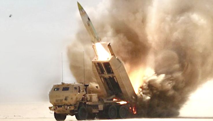 PrSM Ballistic Missile Launch From HIMARS Launcher