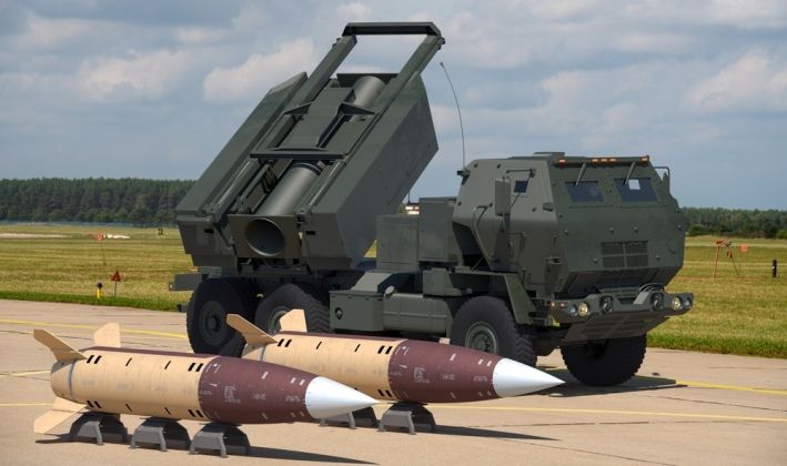 PrSM Ballistic Missile Launch From HIMARS Launcher