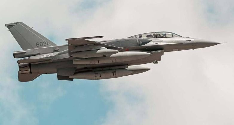 Republic of China F-16D Block 70 With Two Conformal Fuel Tanks and Three Drop Tanks
