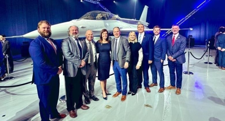 Ceremony at Greenville For the Delivery of the First F-16 Block 70 to the Republic of China Air Force