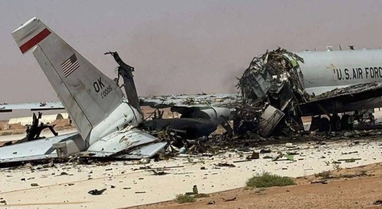 E-3 Sentry Destroyed by Iranian Forces at Prince Sultan Air Base