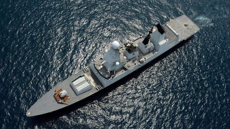 British Royal Navy Type 45 Class Destroyer