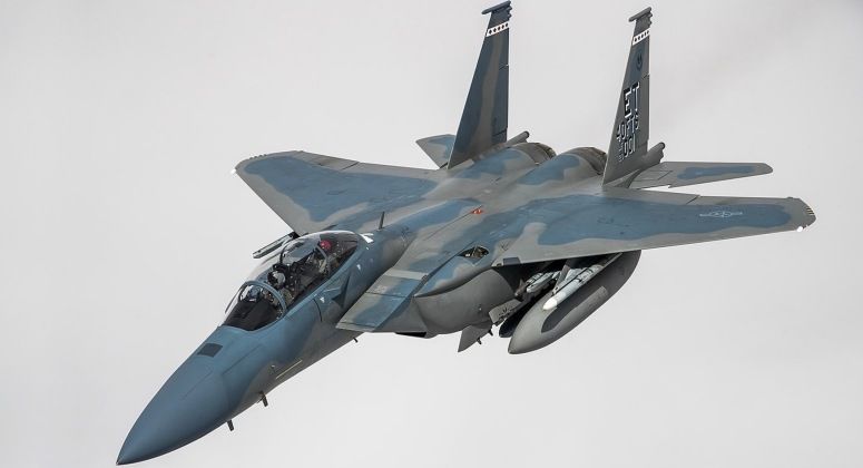 F-15EX Carrying AIM-120 Missiles 