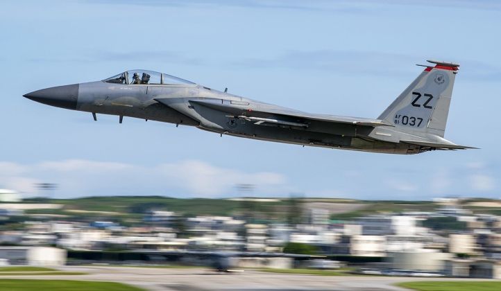 F-15C/D Fighters at Kadena Air Force Base in Japan