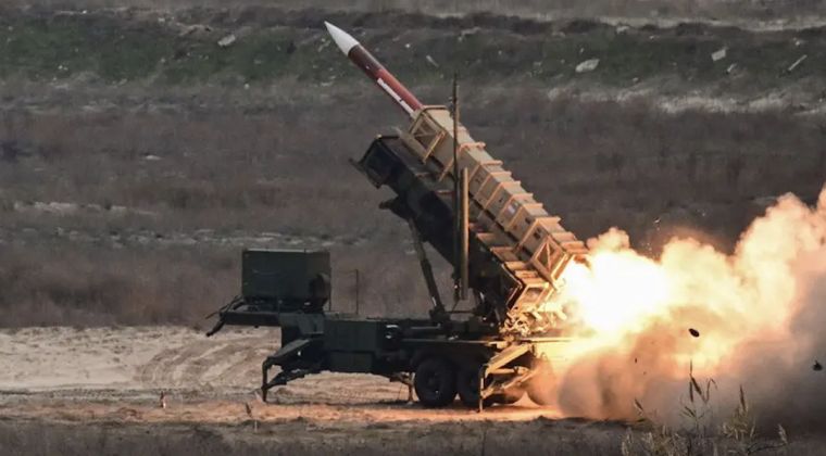 Missile Launch From MIM-104 Patriot System
