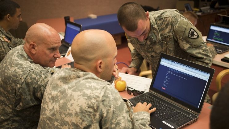 Personnel at the U.S. Army Cyber Center of Excellence