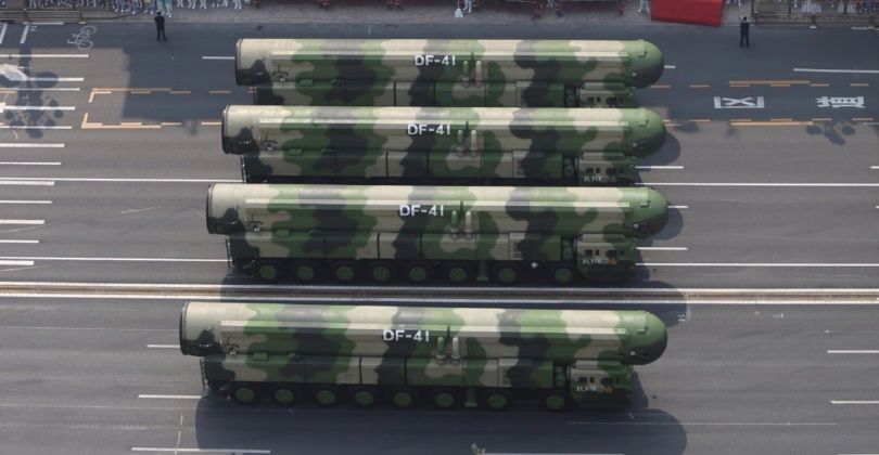 DF-41 Intercontinental Range Ballistic Missiles - These Were Developed in Parallel to the JL-3 and are Thought to Share Common Technologies 