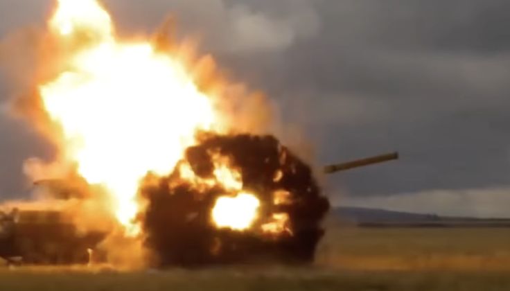 Explosions From First and Second Arena Active Protection System Intercepts