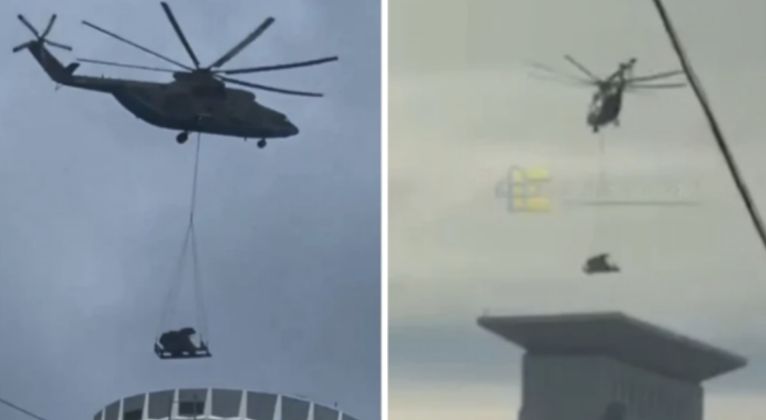 Separate Airlifts By Mi-26 Helicopters in May and June 2026 Positioning Pantsir-SMD-E Air Defence Systems on Moscow Rooftops