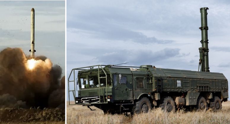 9M729 Cruise Missile Launch From Russian Iskander-K System