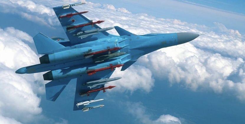 With 2 R-73, 2 R-77 and 2 R-27 Air-to-Air Missiles, 2 Kh-31 Cruise Missiles and 1 KAB-1500L Laser Guided Bomb