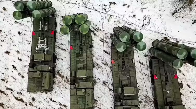 Missile Launchers From Russian S-400 System