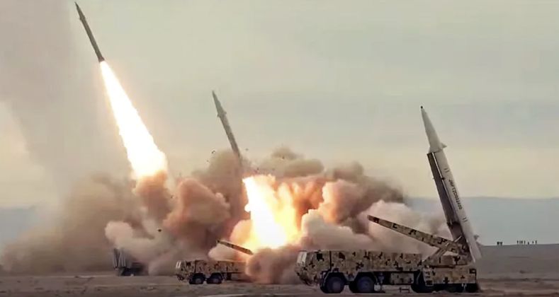 Launches of Iranian Fateh-110 Short Range Ballistic Missiles 