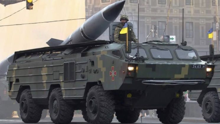 Ukrainian Army OTR-21 Tochka Tactical Ballistic Missile 