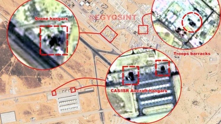 Open Source Satellite Images of Damage to Muwaffaq al-Salti Air Base in Jordan