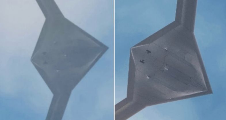 Chinese Intercontinental Range Unmanned Stealth Bomber Prototype