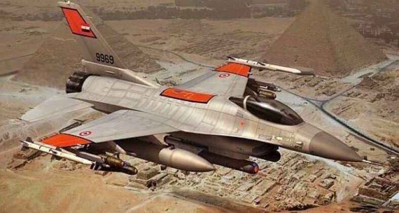 Egyptian Air Force F-16 - These Are Some of the Most Heavily Downgraded F-16s in the World