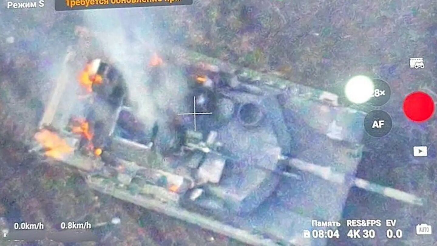 Abrams Tank Destroyed Near Avdiivka