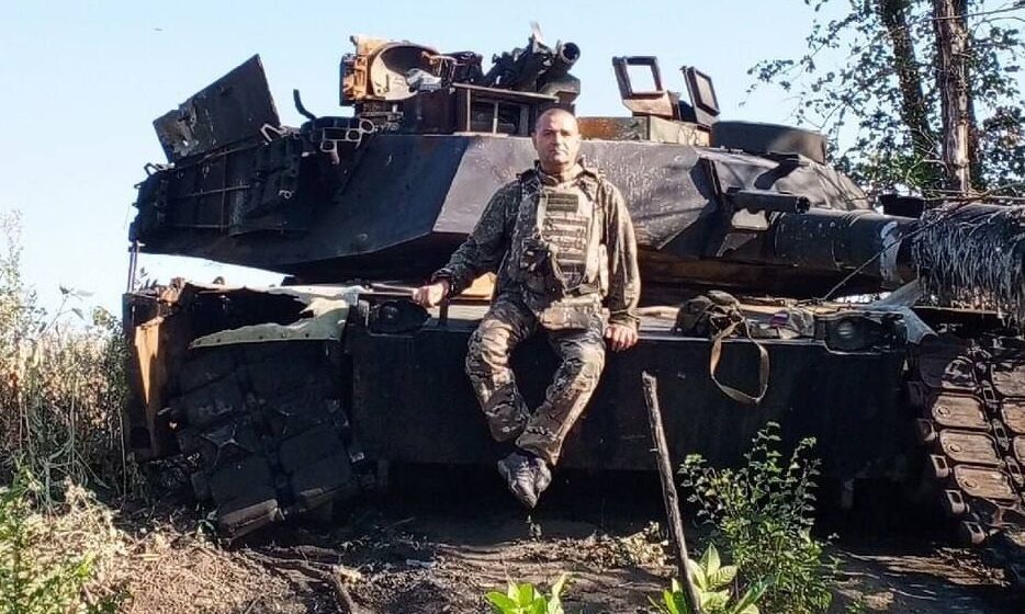 Disabled M1A1 Abrams Near Volchye, Pokrovsk