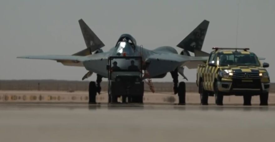 Su-57 Arrives at Al Alamein