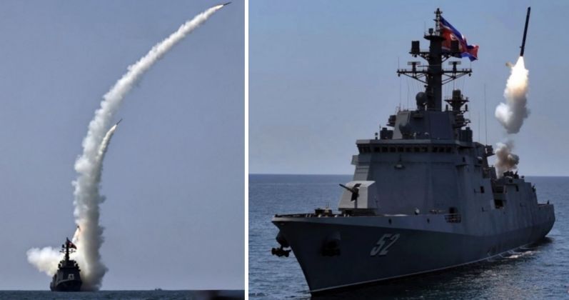 North Korean Destroyer Kang Kon Launches 12 Cruise Missile Salvo in July