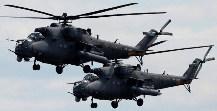 Mi-35 Helicopter Gunships