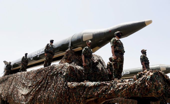 Ballistic Missiles in Ansurullah Coalition Parade