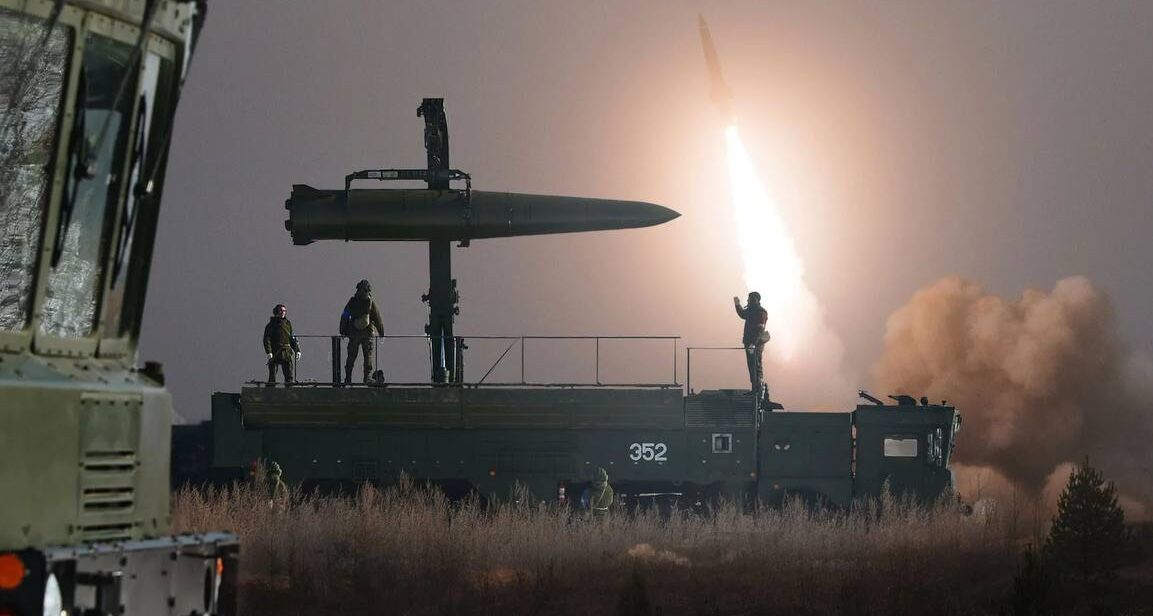 9K720 Ballistic Missile Launch from Iskander-M System