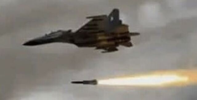 Kh-31 Launch by Su-30 Fighter
