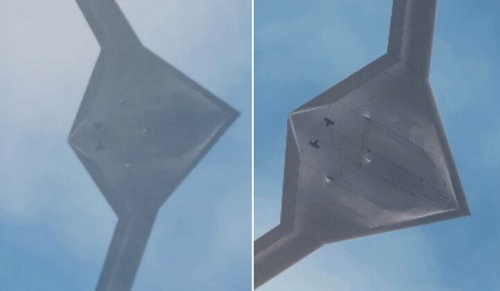 Chinese Intercontinental Range Unmanned Stealth Bomber Prototype