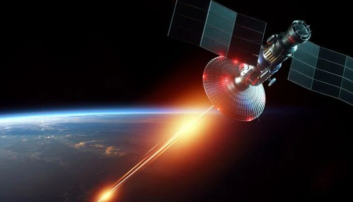 Space-Based Laser Weapon Artwork