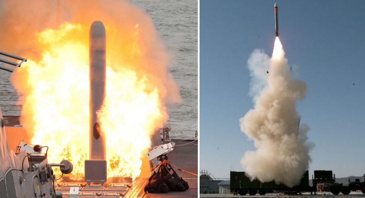 Tomahawk Cruise Missile Launch and Typhon Launcher