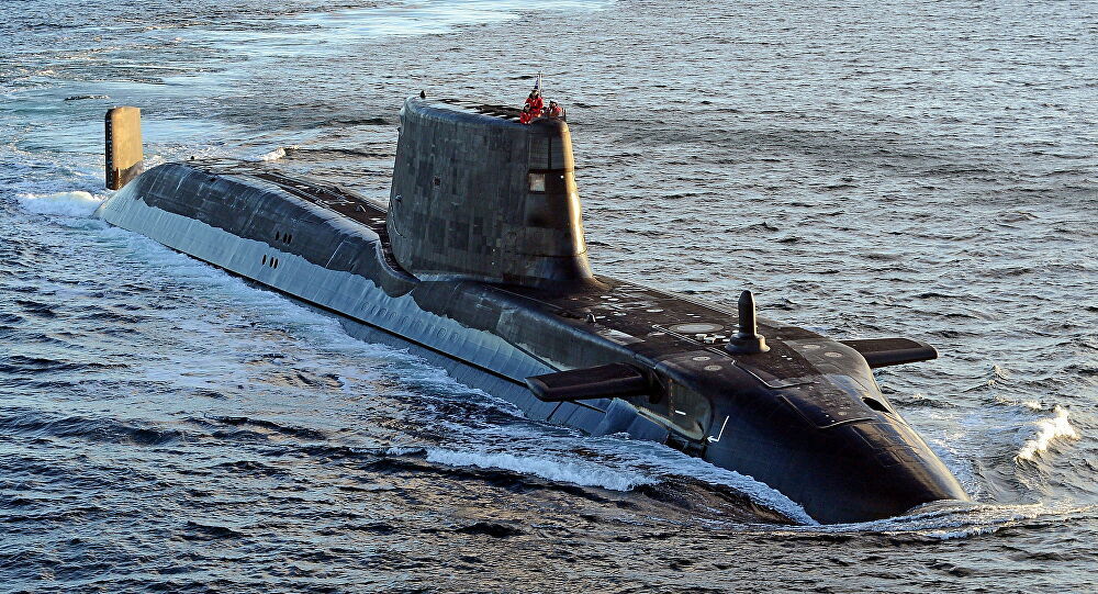 British Royal Navy Astute Class Nuclear Powered Attack Submarine