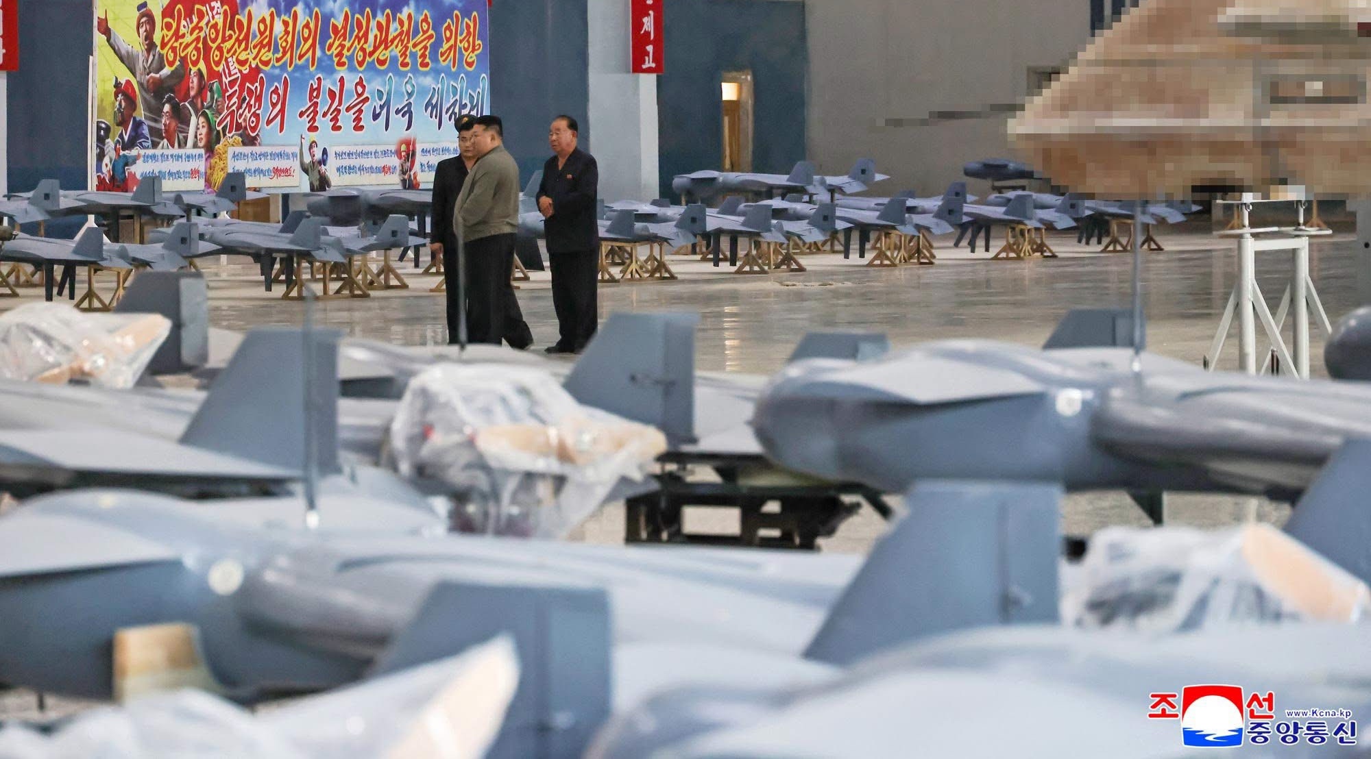 North Korean Single Use Attack Drones at New Production Facility