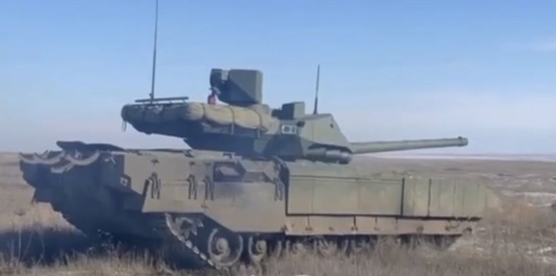 Footage Allegedly Showing the T-14 in the Ukrainian Theatre