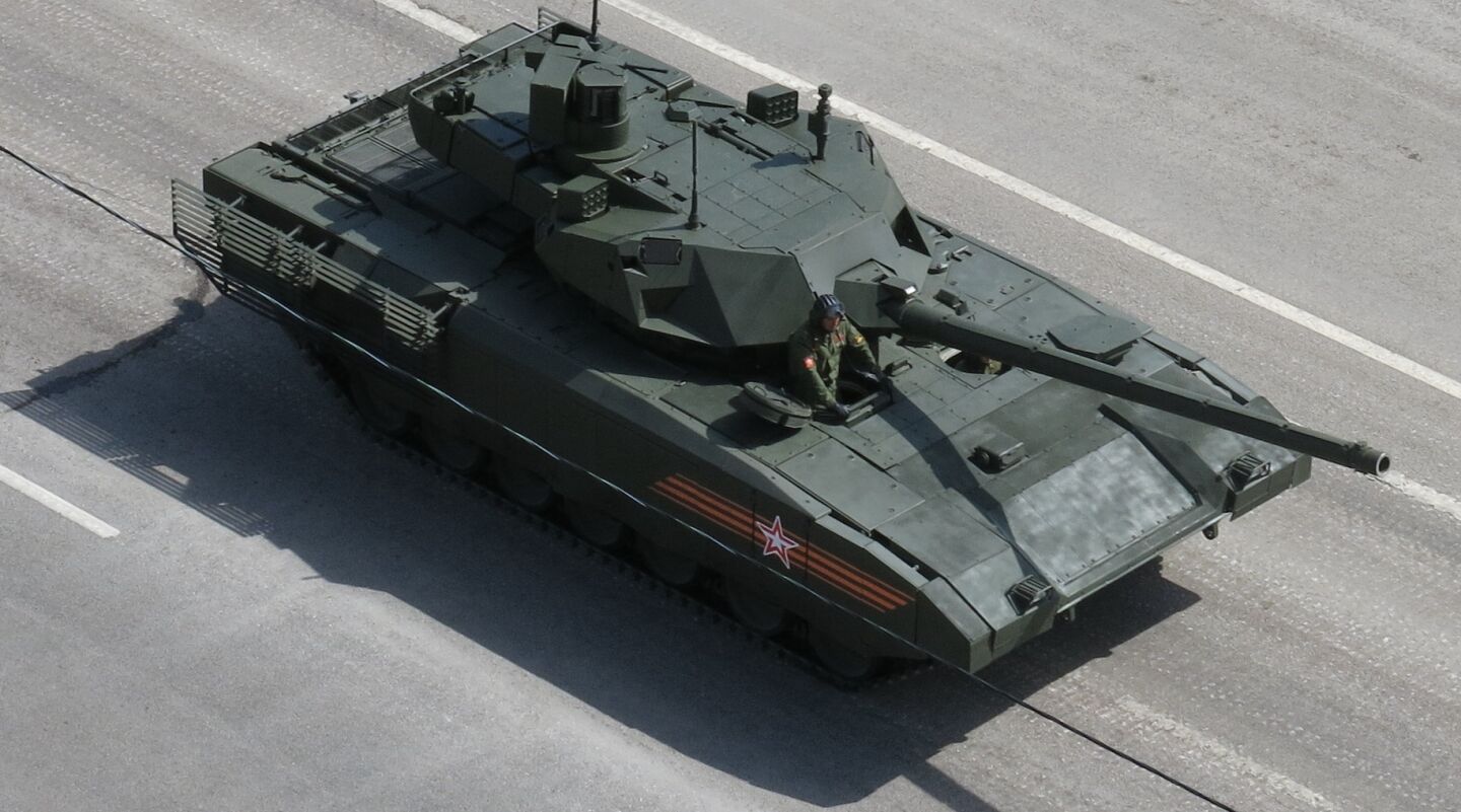 T-14 Tank Prototype on Parade in Moscow