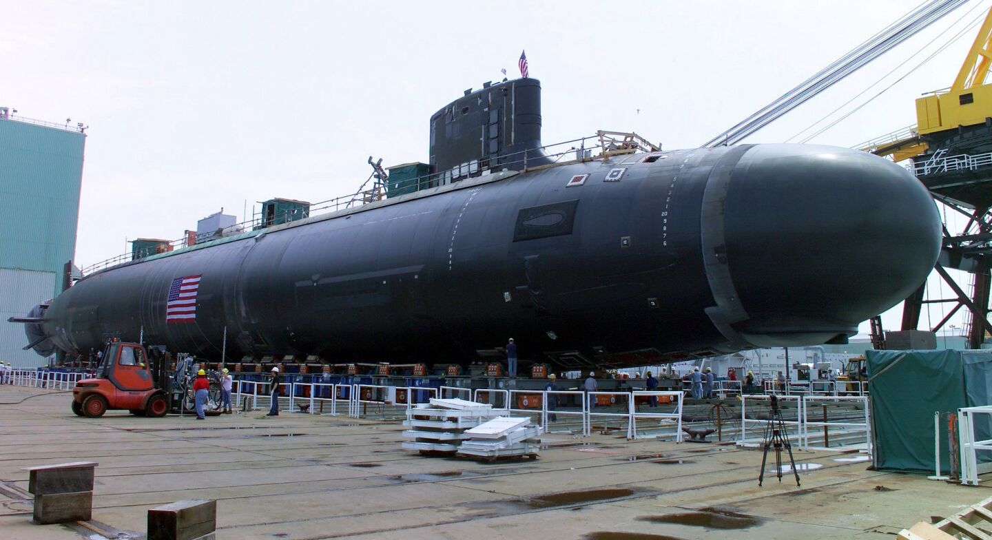 U.S. Navy Virginia Class Nuclear Powered Attack Submarine