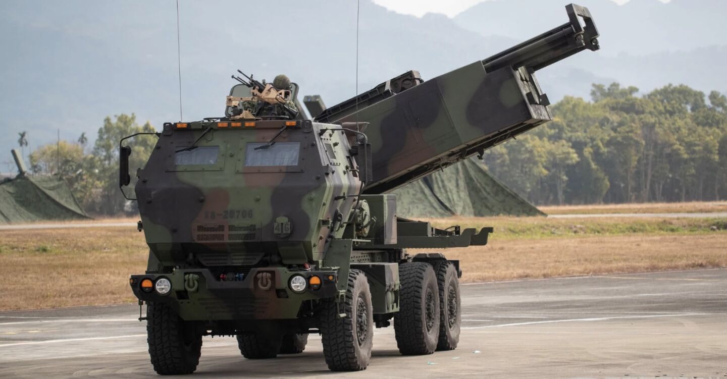 Launcher from Republic of China Army HIMARS System