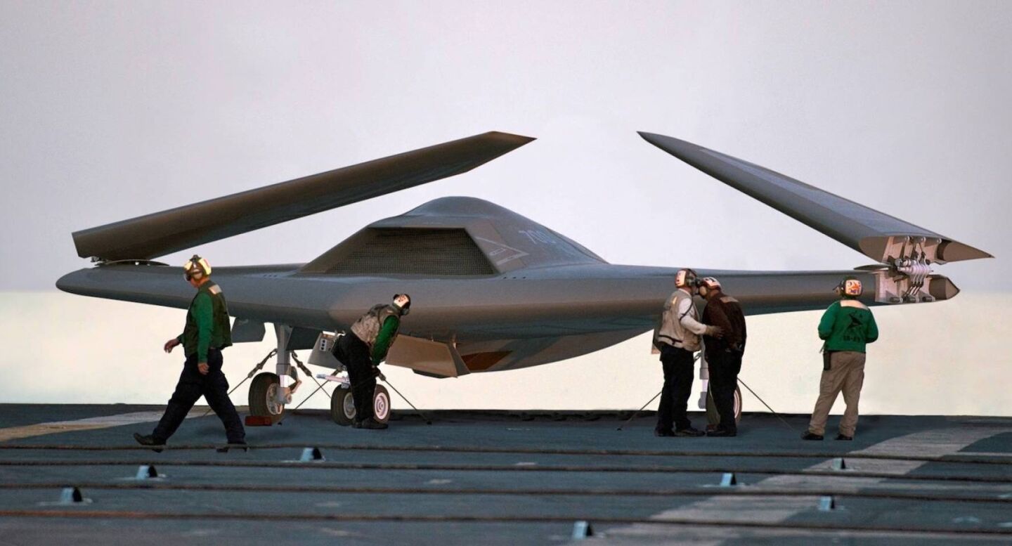 MQ-25 Carrier-Based Stealth Support Aircraft Concept