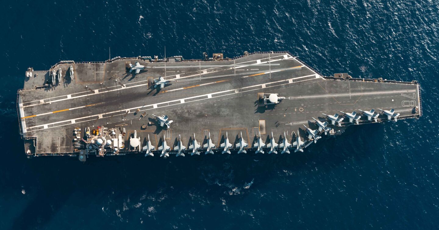 U.S. Navy Gerald Ford Class Supercarrier - The Ships Cannot Yet Integrate Fifth Generation Fighters Due to Development Delays