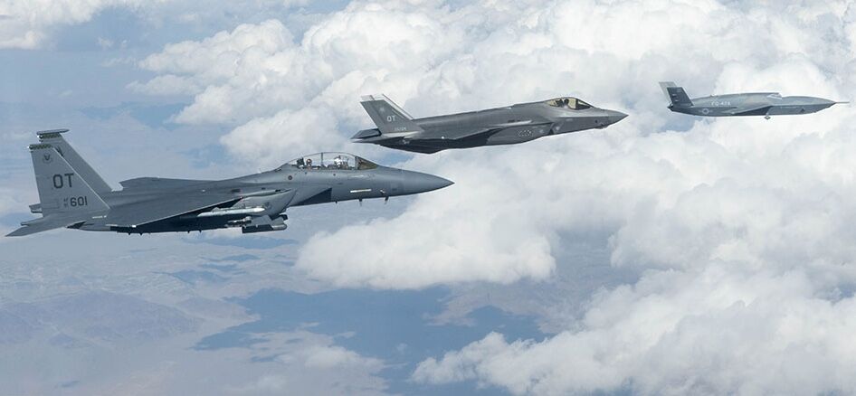 General Atomics FQ-42 Leads F-35 and F-15