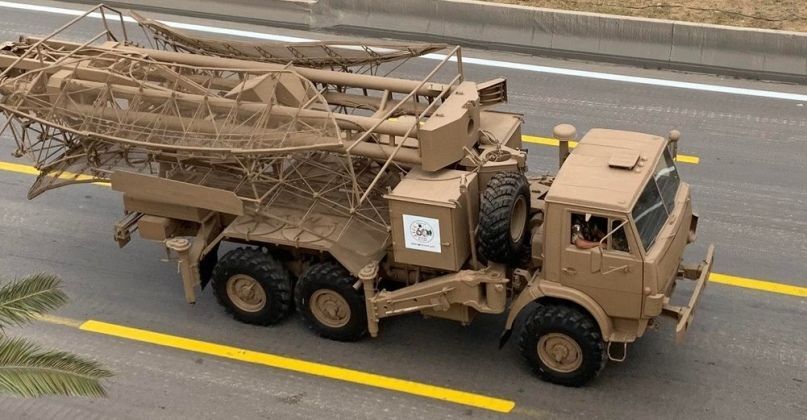 Mobile Radar Antenna From Chinese CHL-906 Electronic Warfare System in Algerian Service