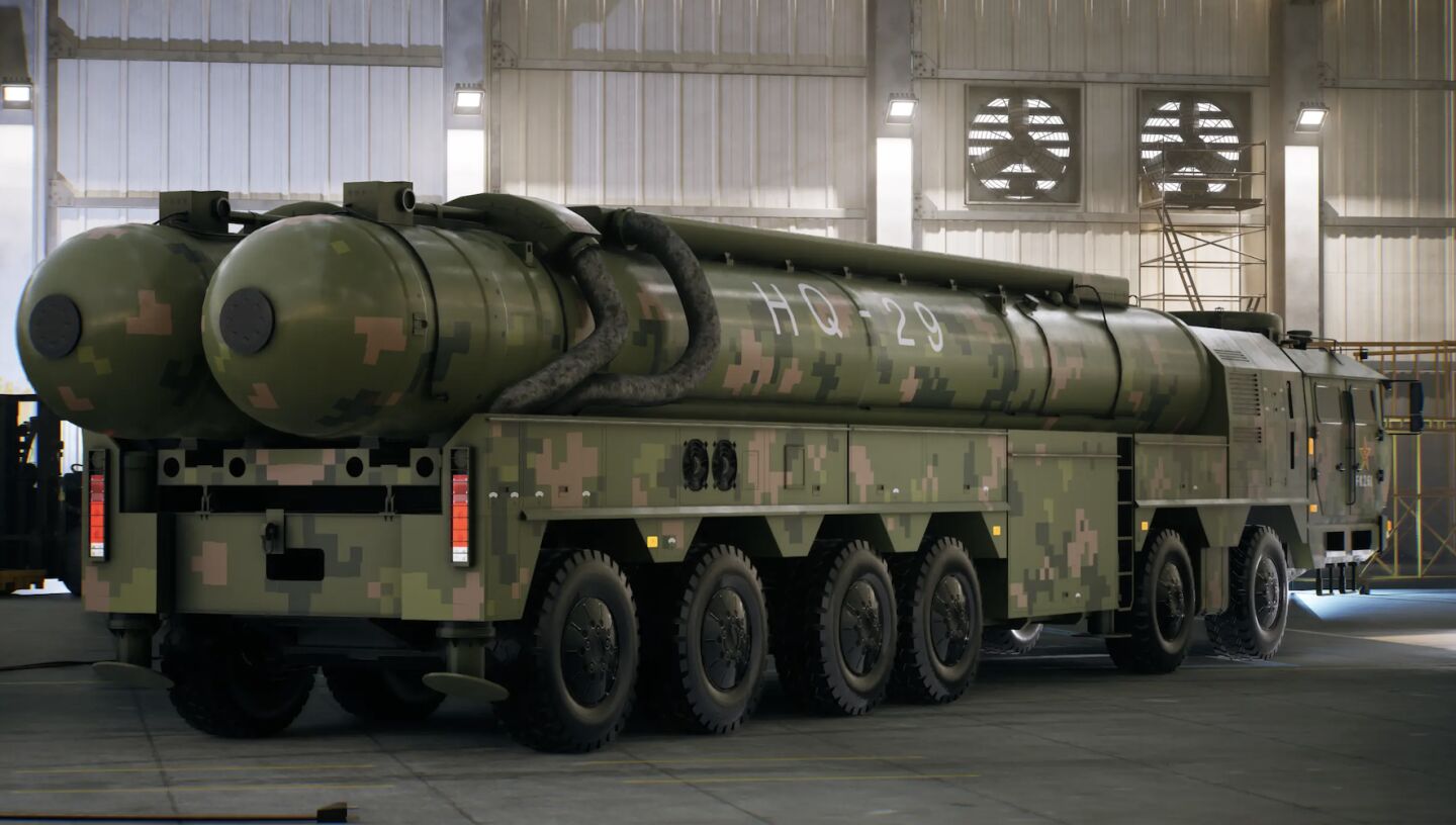 Launcher From Mainland Chinese HQ-29 - China’s Current Top-Tier Air Defence System