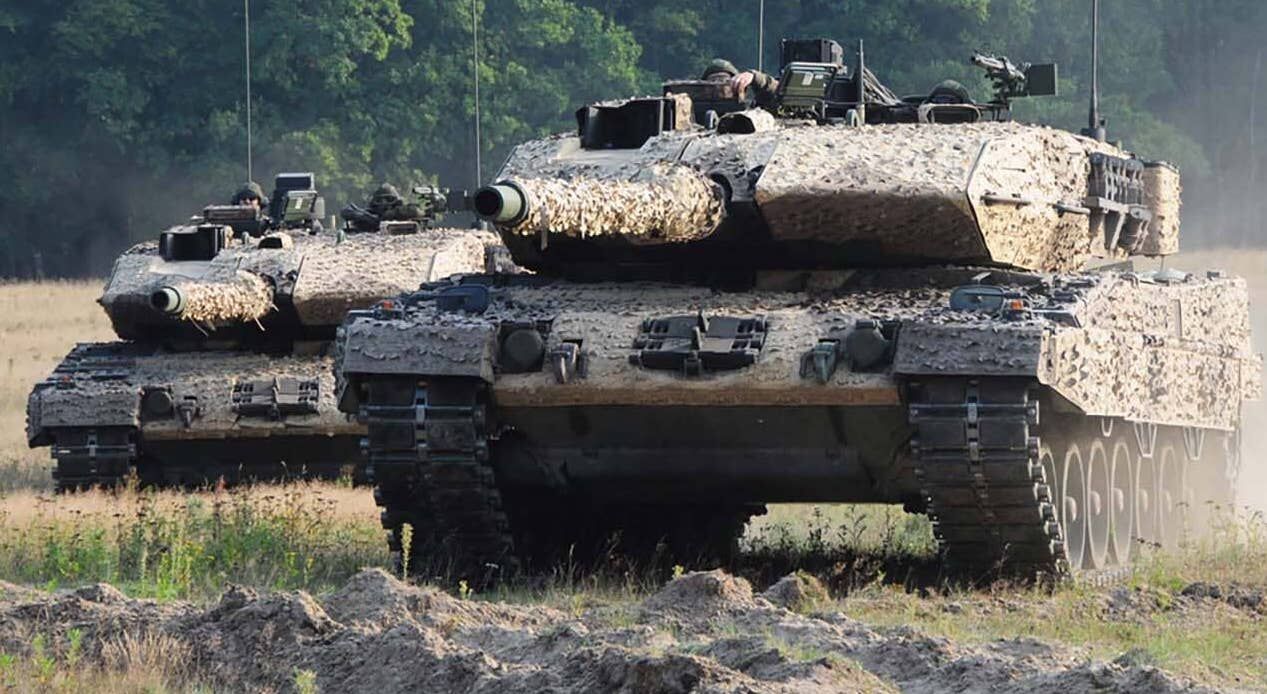 German Army Leopard 2 Tanks