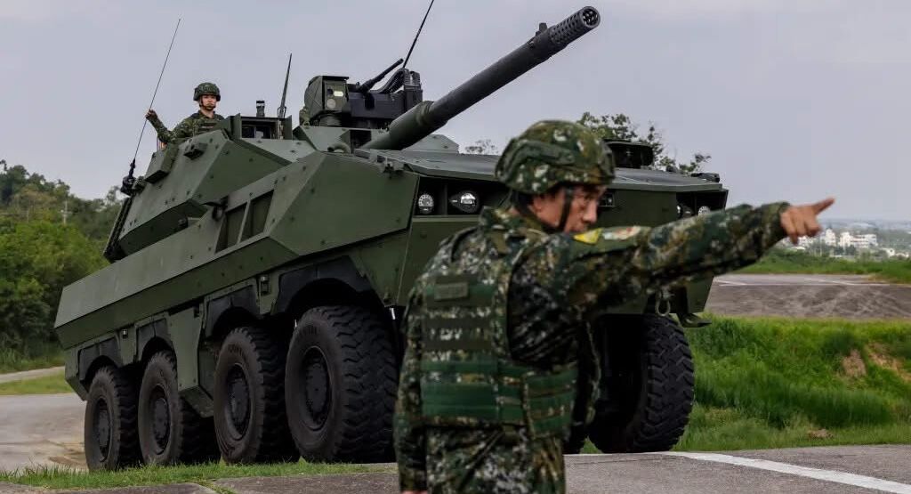 Republic of China Army Cheetah Armoured Vehicle with 105mm Gun