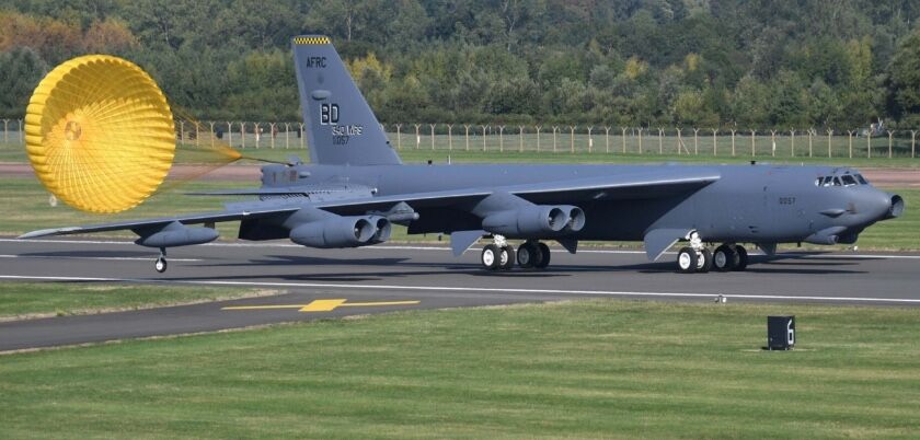 U.S. Air Force B-52H Bomber at RAF Fairford