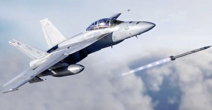 F-18F Fires AIM-260 Missile - Artwork (USAF/ US Navy)