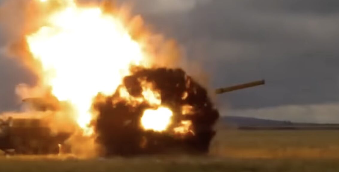 Explosions From First and Second Arena Active Protection System Intercepts